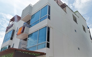Fassade der Unterkunft