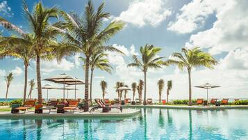 2 outdoor pools, pool cabanas (surcharge), pool umbrellas