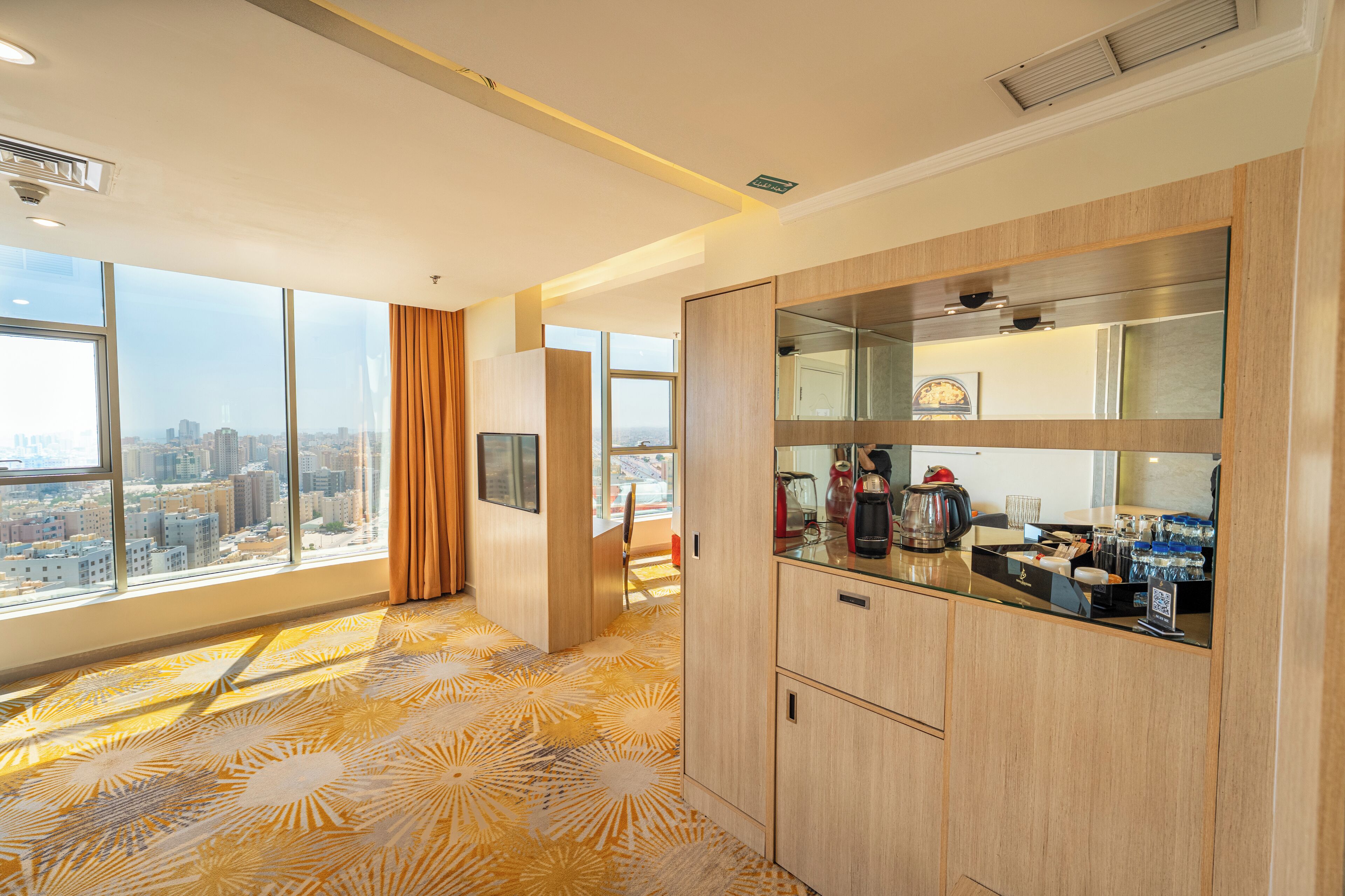 Executive-Suite, 1 Schlafzimmer | Minikühlschrank