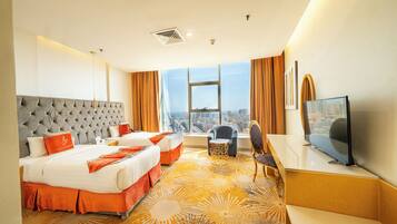 Phòng 2 giường đơn Tiêu chuẩn | Bộ đồ giường cao cấp, minibar, két bảo mật tại phòng, bàn