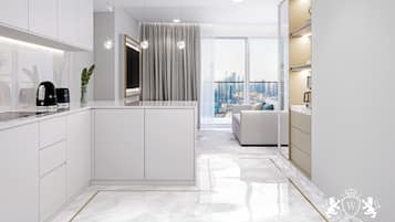 Duplex Apartment | Bếp riêng | Tủ lạnh, lò vi sóng, lò nướng, máy rửa bát
