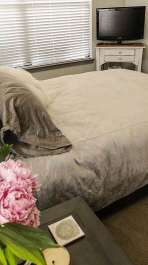 1 bedroom, iron/ironing board, Internet, bed sheets