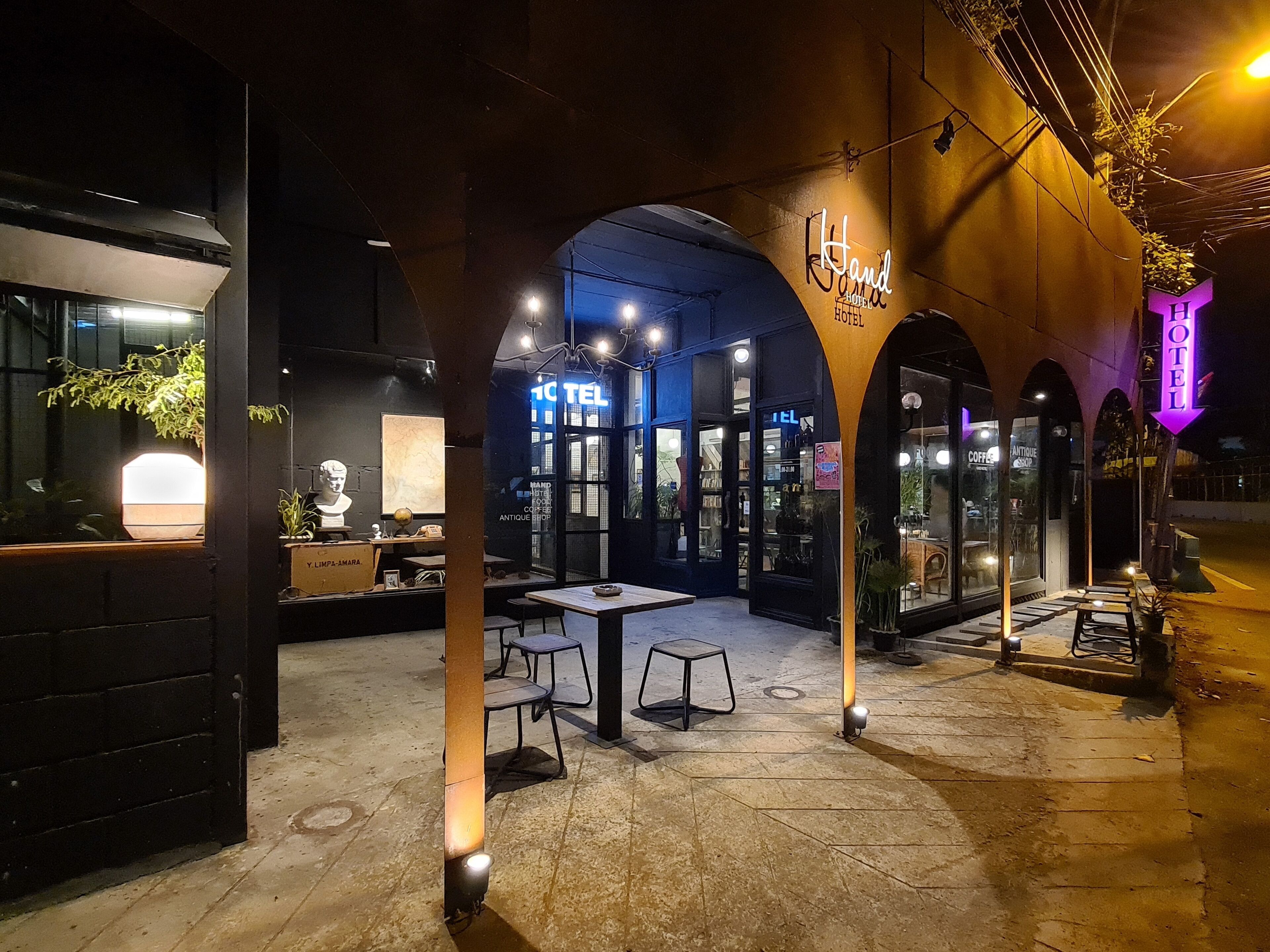 front of property – evening/night