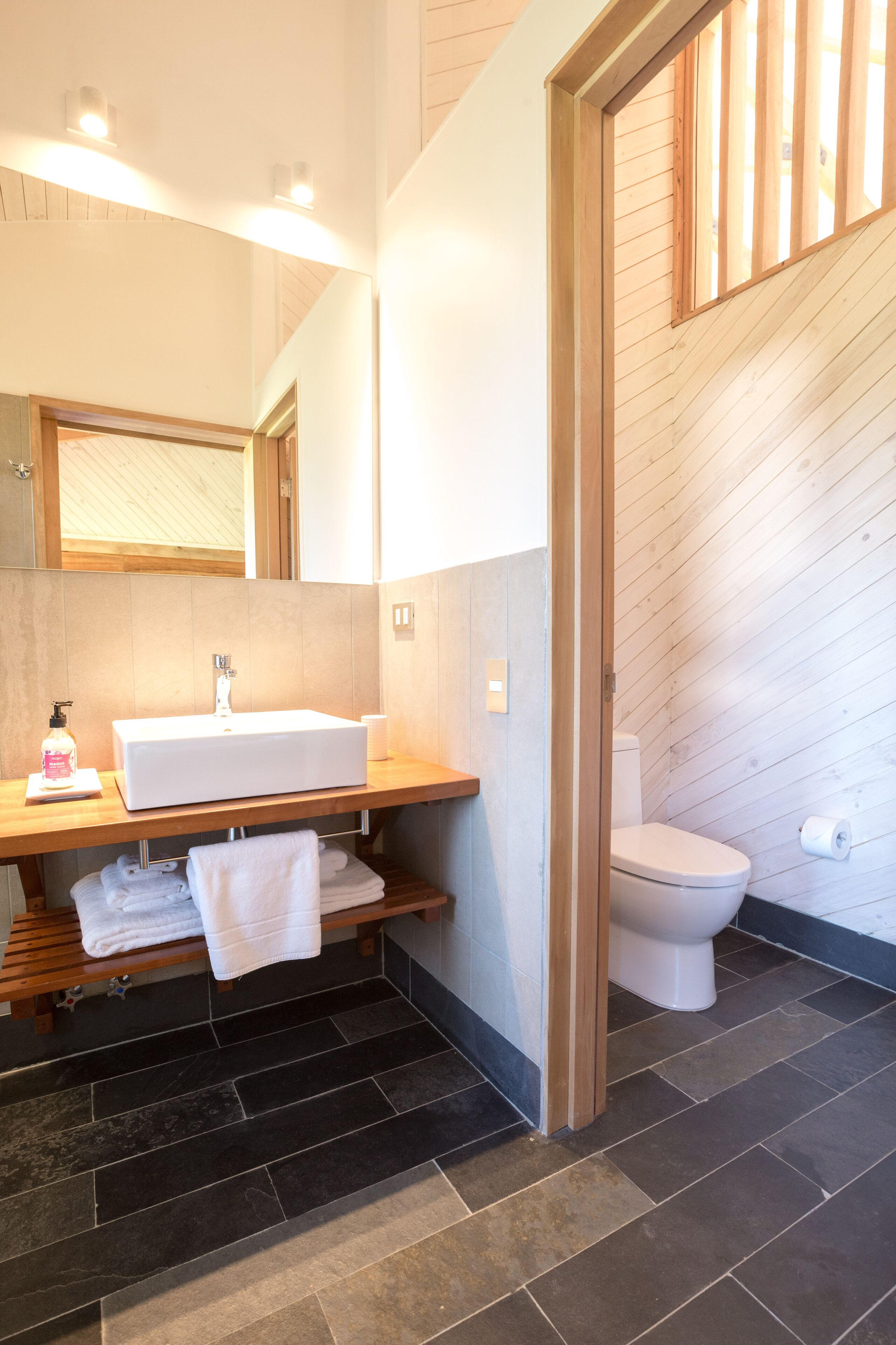 superior double room, mountain view | bathroom | shower, rainfall showerhead, free toiletries, hair dryer