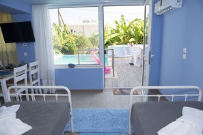 1 bedroom, iron/ironing board, free WiFi, bed sheets - Valantas Garden Suite (Lardos)