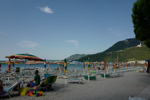 On the beach