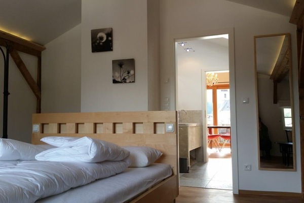 Ferienwohnung Ausblick*****, 1-4 Personen, Dusche/WC, Balkon, TV, 2 Schlafzimmer-Schlafzimmer 1