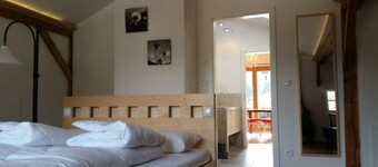 Ferienwohnung Ausblick****, 1-4 Personen, Dusche/WC + Badewanne, Balkon, TV, 2 Schlafzimmer, Dachgeschoss