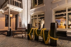 Front of property - evening/night