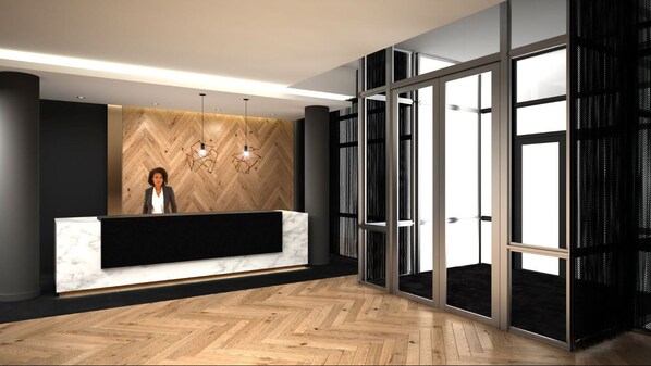 Quiosque de check-in/check-out