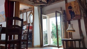 Vue depuis lâhĂ©bergement