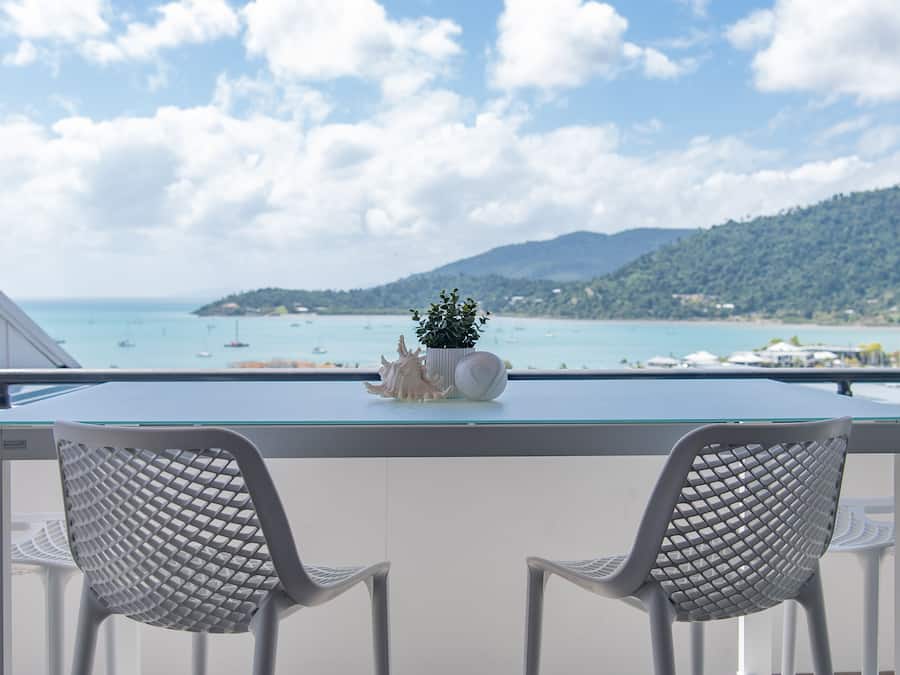 Panoramic Apartment, 1 Bedroom, Ocean View | Terrace/patio