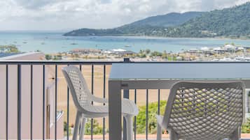Panoramic Apartment, 1 Bedroom, Ocean View | Terrace/patio