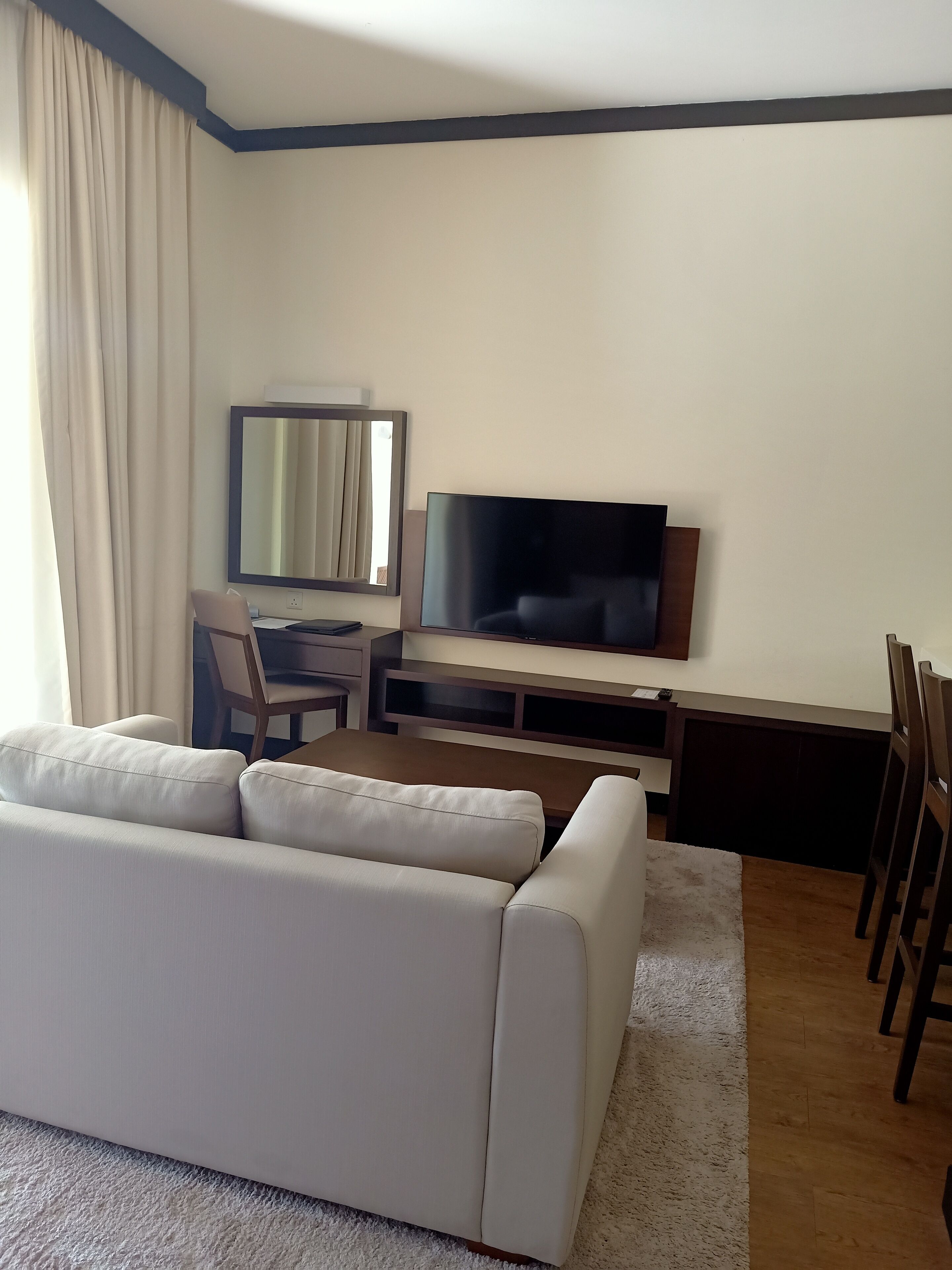 junior suite | in-room safe, desk, soundproofing, iron/ironing board