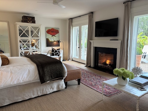 luxuriously appointed private large guest suite in a landmark Victorian