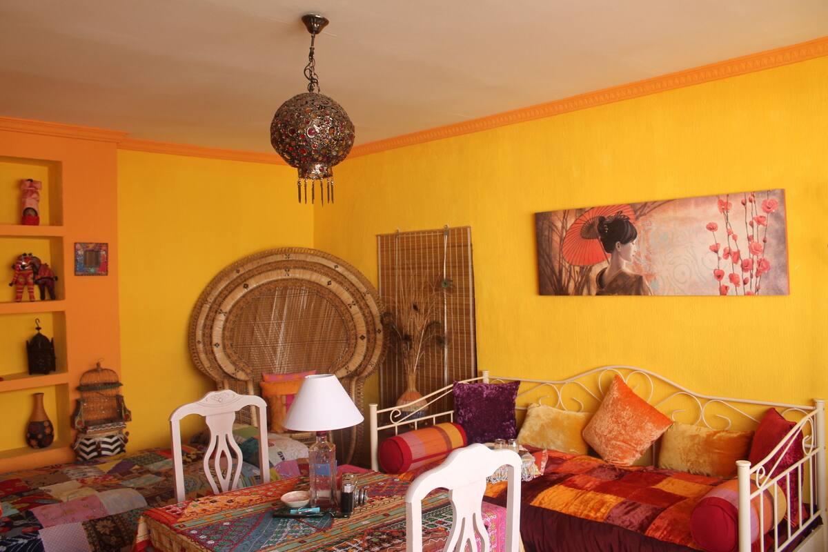 Quadruple Room, Pool View | Blackout curtains, iron/ironing board, cots/infant beds, free WiFi