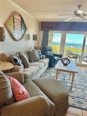 Smart TV, DVD player, books, video library - 1st Floor Amelia South's Oceanfront Crown Jewel   (Fernandina Beach)