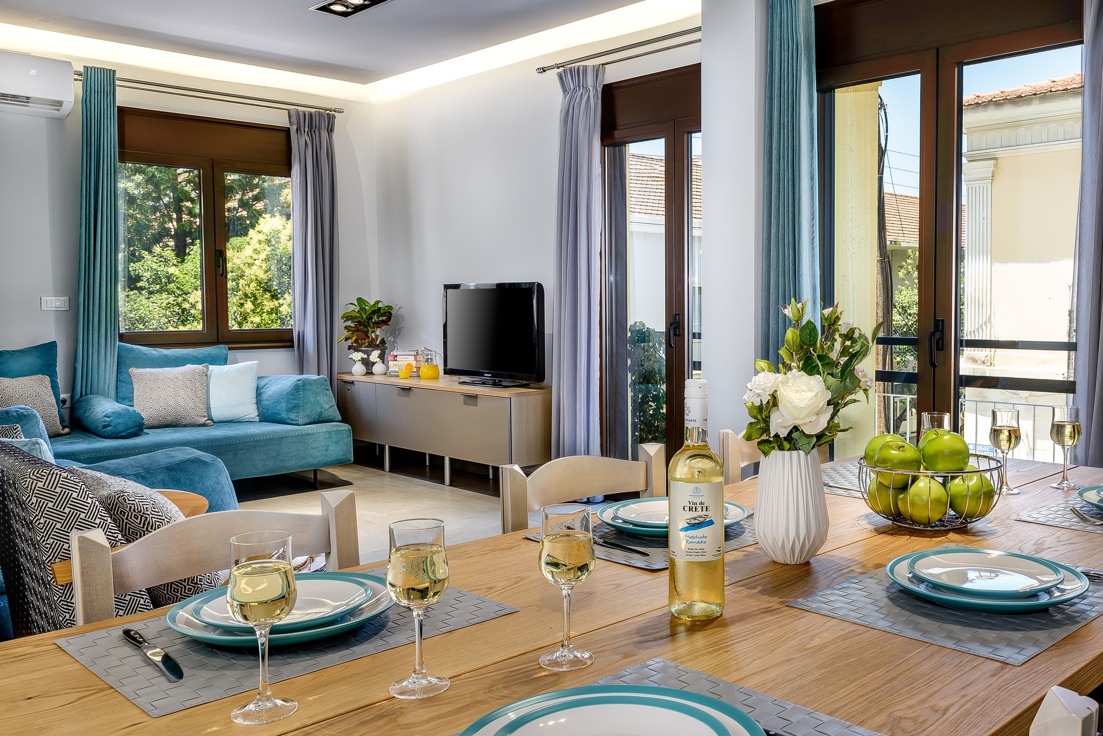 Apartment, 2 Bedrooms | Living area | 32-inch flat-screen TV with satellite channels, TV