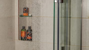 Apartment, 2 Bedrooms | Bathroom | Shower, rainfall showerhead, free toiletries, hair dryer