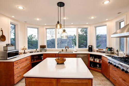 Burnt Ridge Retreat | Luxury Black Mountain Home w/ Game Room & Mountain Views