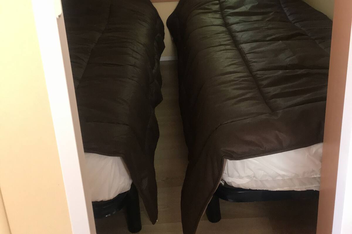 Blackout curtains, cots/infant beds, free WiFi