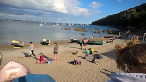 Blick von der Unterkunft