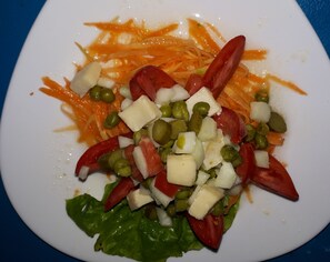 Breakfast, lunch served; local and international cuisine, beach views