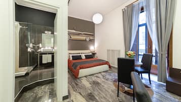 Deluxe-Doppelzimmer | Zimmersafe, Schreibtisch, kostenloses WLAN, Bettwäsche