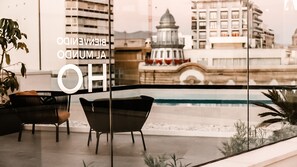 Outdoor pool, open 10:00 AM to 5:00 PM, sun loungers - HO Puerta de Purchena (Almeria)