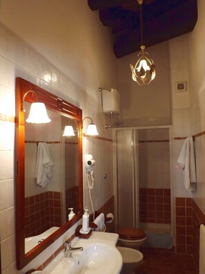 Departamento, 1 habitación | Baño | Regadera, amenidades de baño gratuitas, bidet