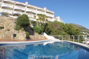 Pool - Agi Bella Panoramica Apartamento for rent in Roses Girona. (Rosas / Roses)