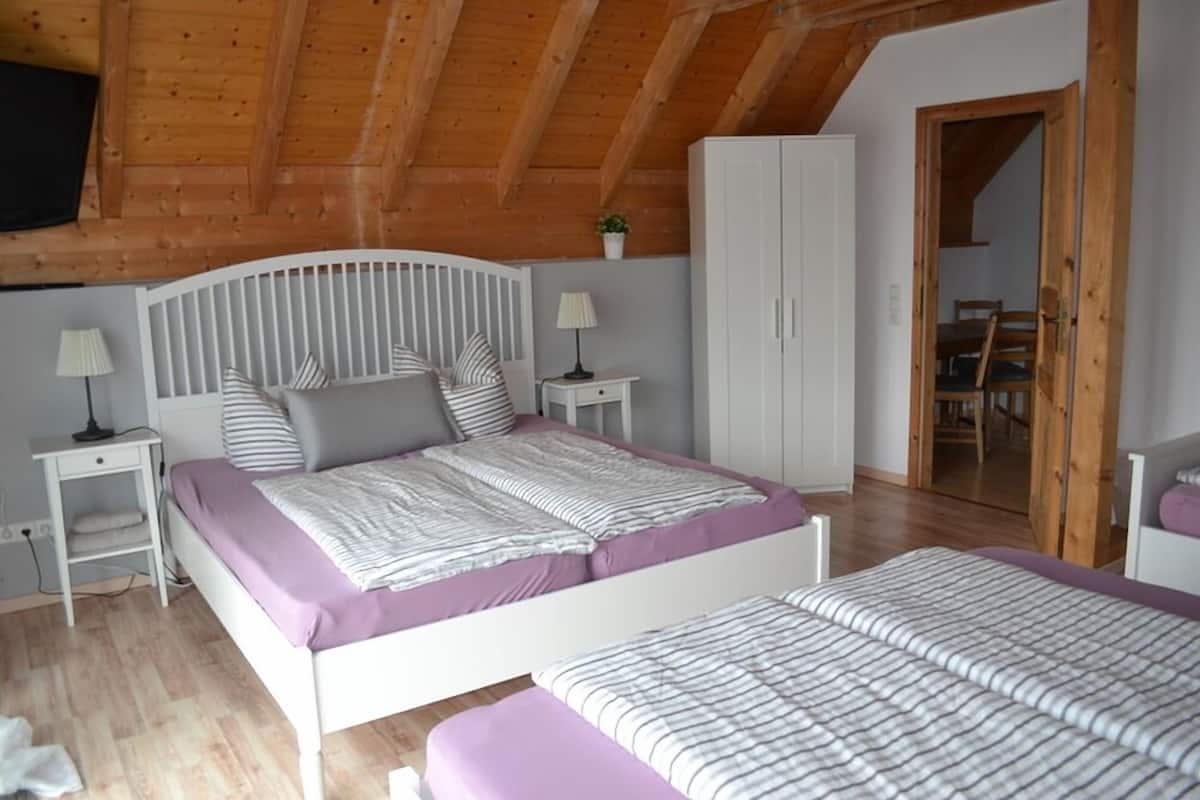 Family Suite, Terrace | In-room safe, desk, rollaway beds, bed sheets