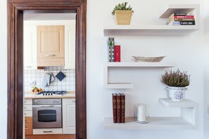 Lägenhet - 1 sovrum | Eget kök | Stort kylskåp, mikrovågsugn, spishäll och diskmaskin