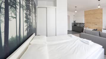 Suíte (6) | Ferros/tábuas de passar roupa, Wi-Fi de cortesia, roupa de cama