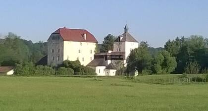 Vacation apartment- 5 persons, 120sqm, 2 bedrooms, east-facing balcony, fireplace