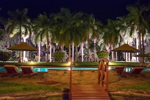 Front of property – evening/night