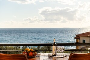 City view from property - Sunset Serenity - Kardamili Seaside Getaway (West Mani)