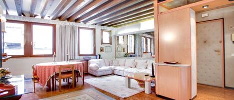 Apartment, 2 Bedrooms | Living area | Flat-screen TV