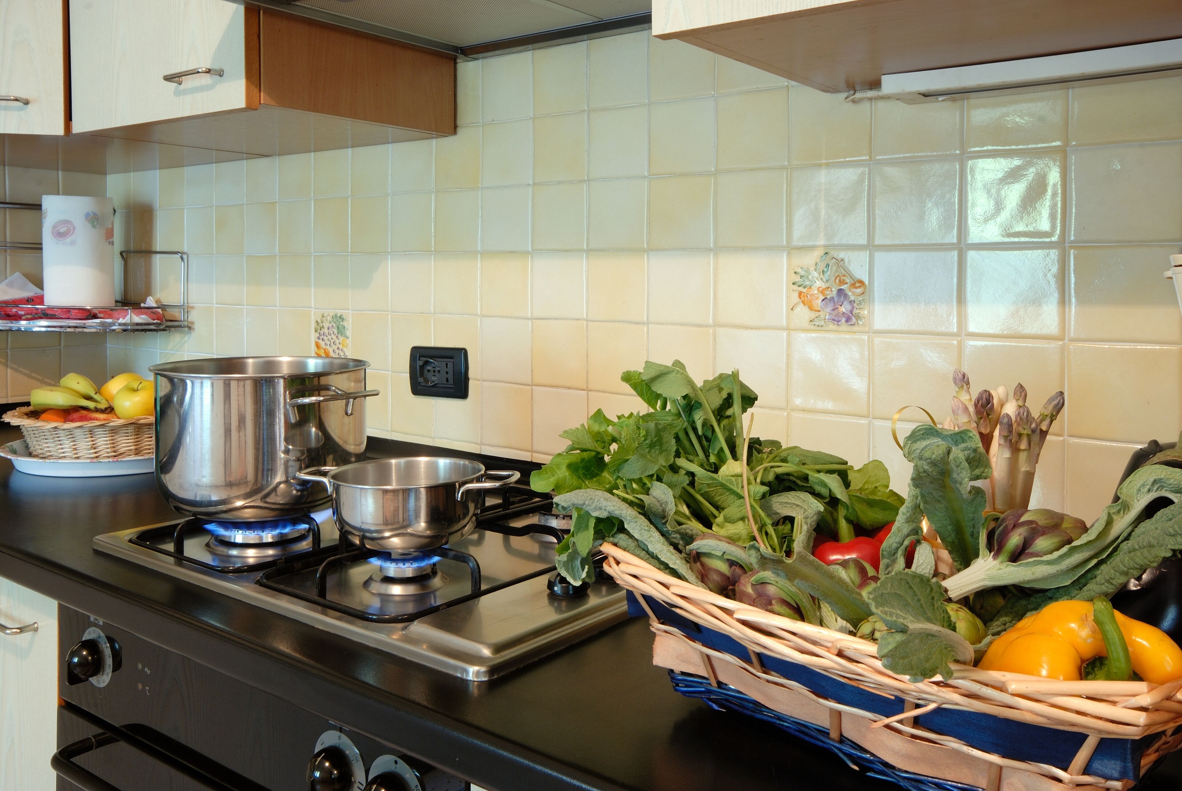Appartement Confort, 3 chambres (Magnolie) | Cuisine privée | Réfrigérateur, bouilloire électrique, grille-pain, chaise haute