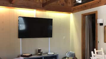 TV, fireplace, ping pong