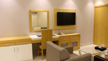 Deluxe Double Room, City View | In-room safe, iron/ironing board, free WiFi, bed sheets