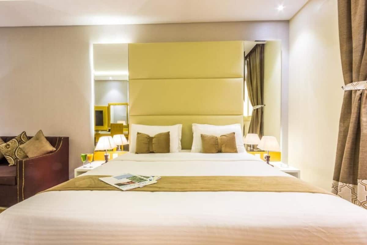 Deluxe Double Room, City View | In-room safe, iron/ironing board, free WiFi, bed sheets