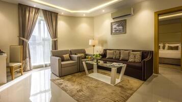 One Bedroom Apartment | Värdeförvaringsskåp på rummet, strykjärn/strykbräda och gratis wi-fi