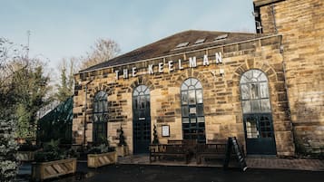 Overnatningsstedets facade