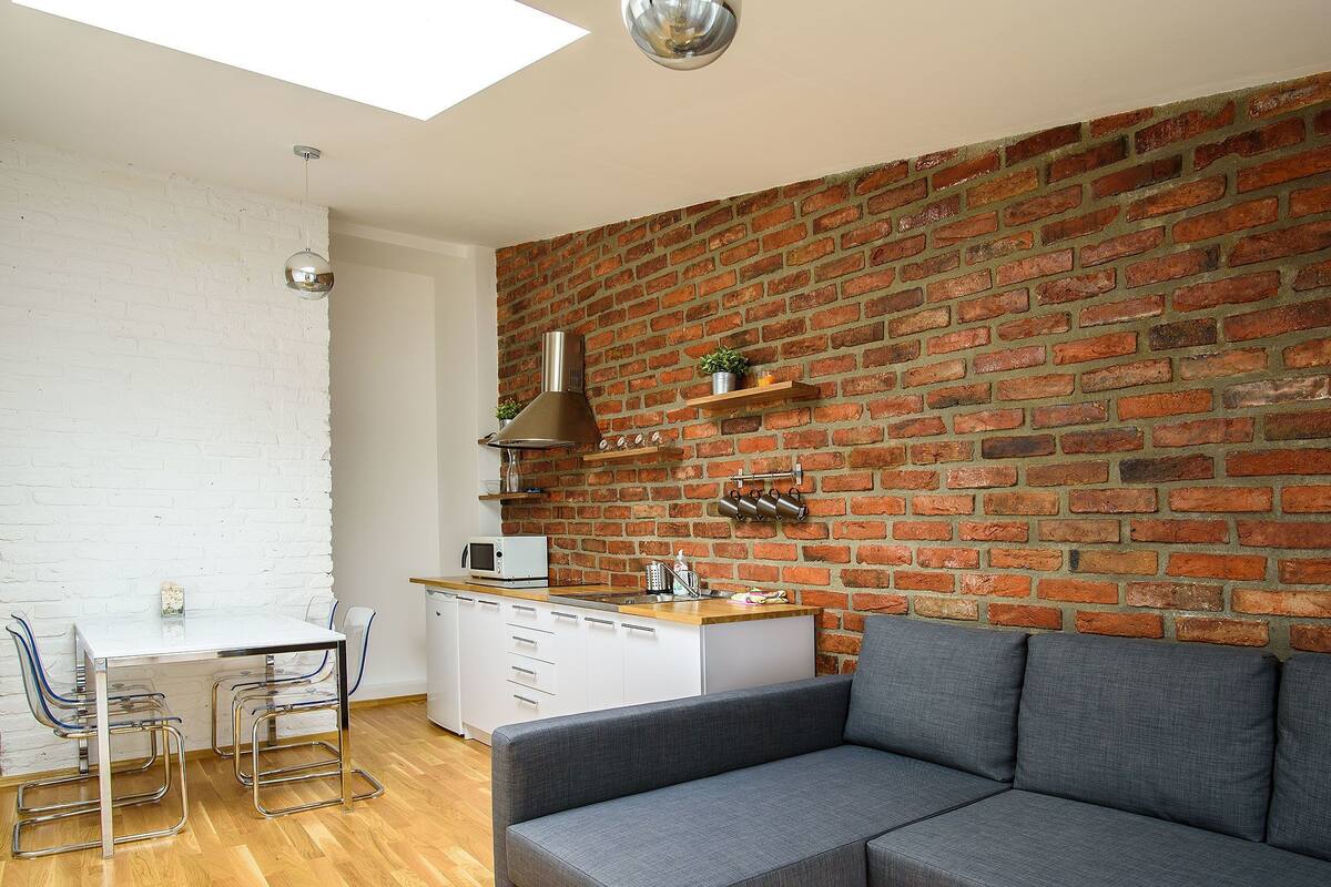 Apartment (Poznanska 11 m. 5) | Living area | Flat-screen TV