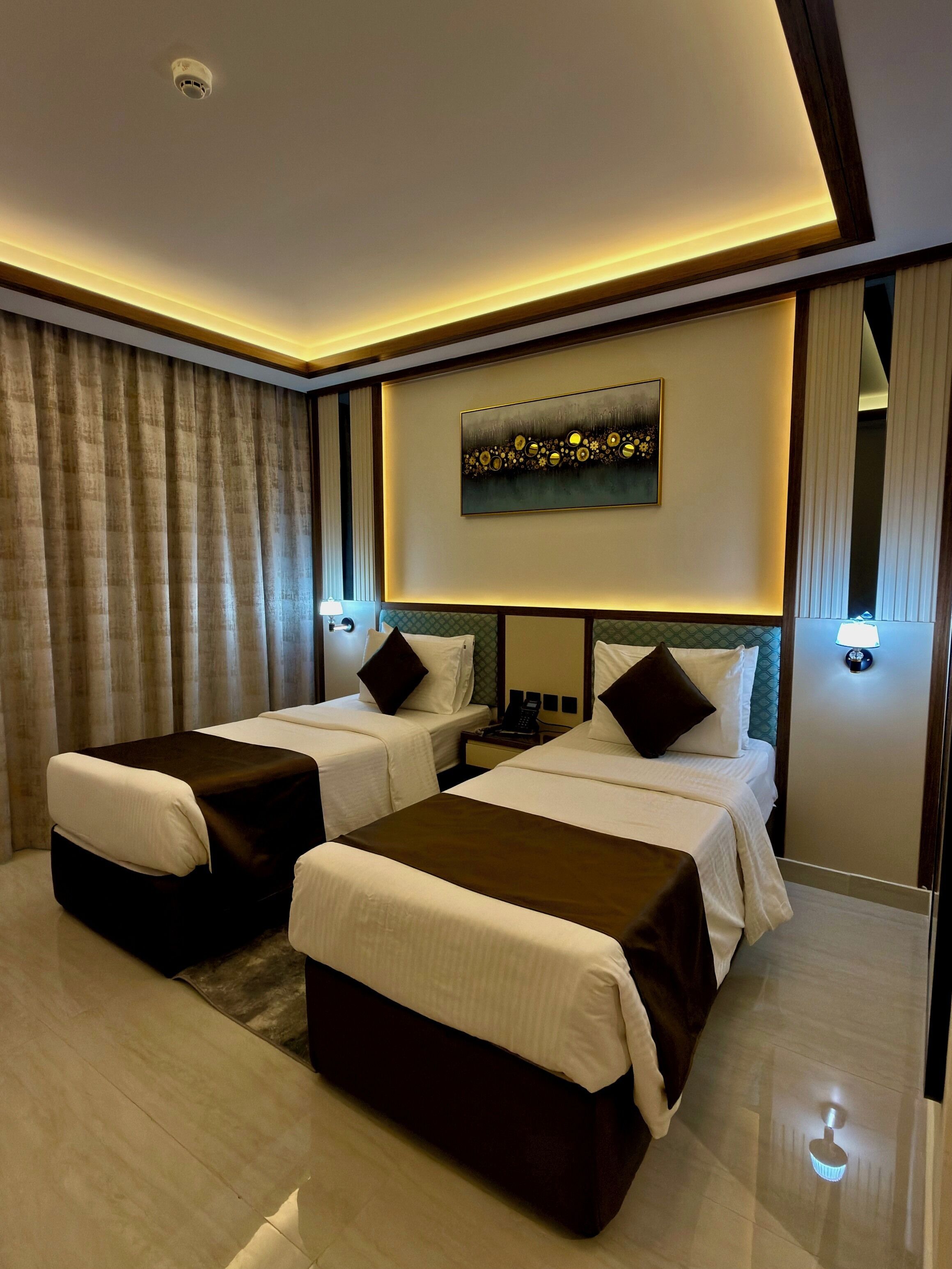 ห้องสแตนดาร์ดทวิน | โต๊ะทำงาน, ห้องเก็บเสียง, Wi-Fi ฟรี, ผ้าปูที่นอน