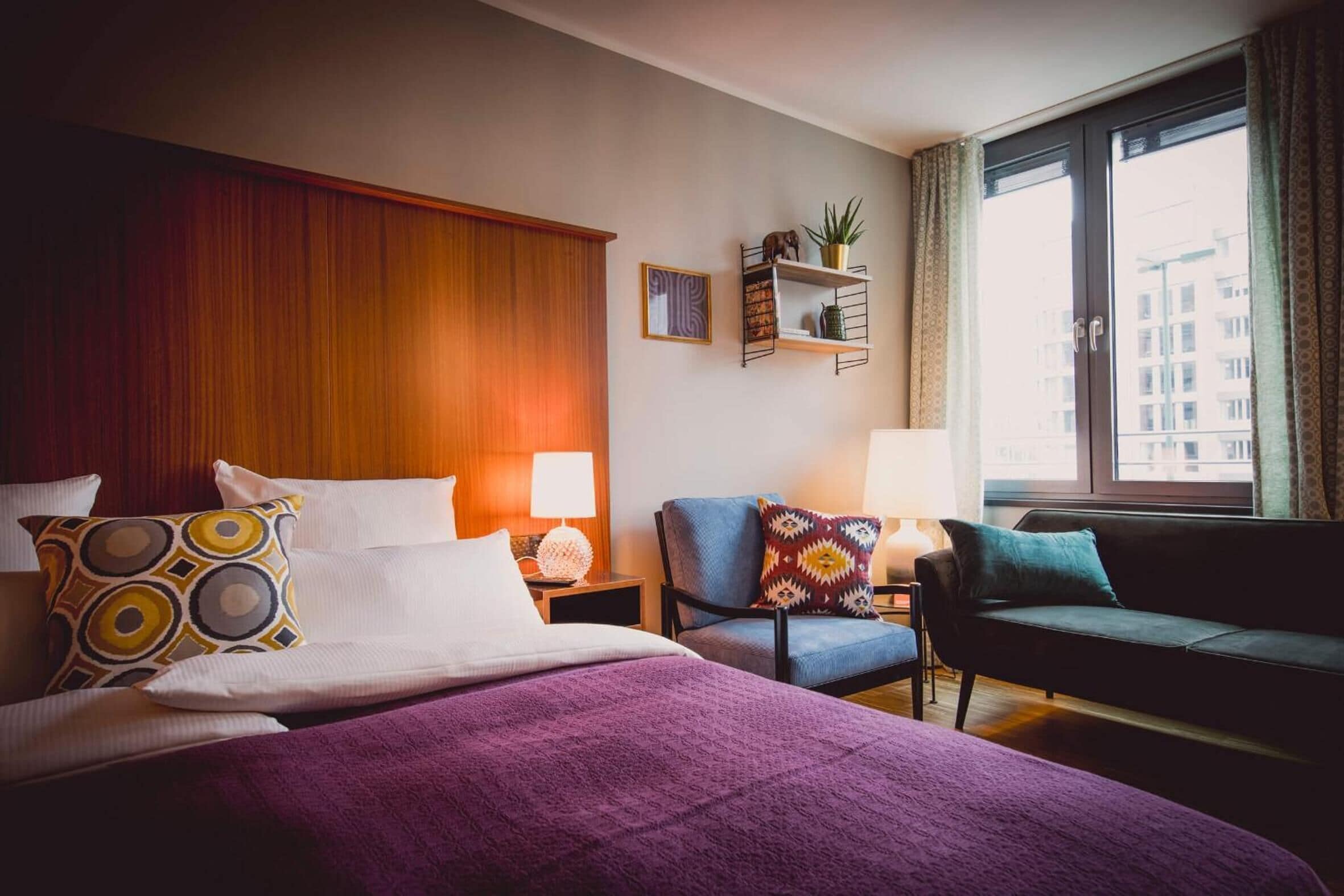 premium bedding, down duvets, minibar, in-room safe