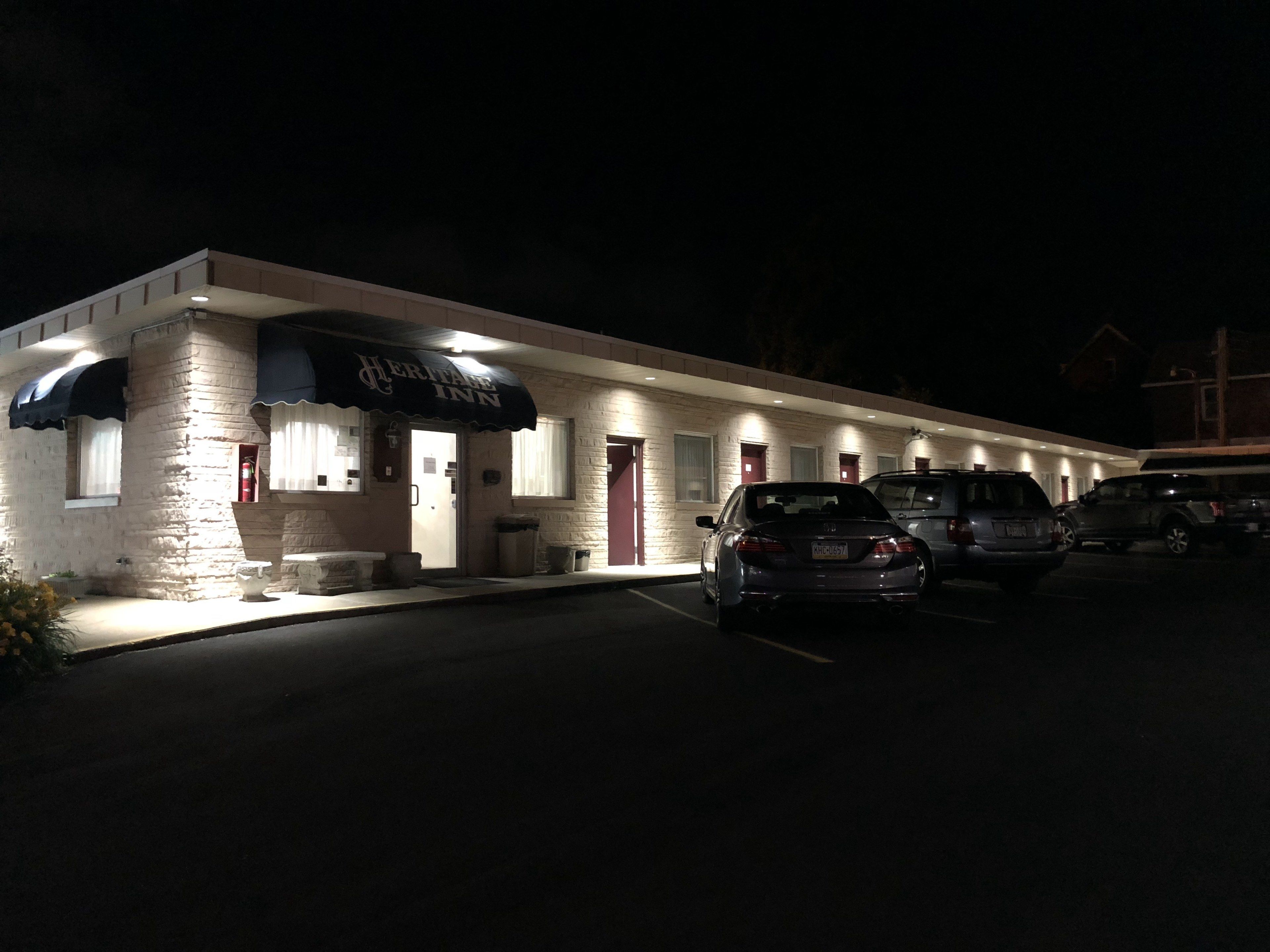 Front of property - evening/night