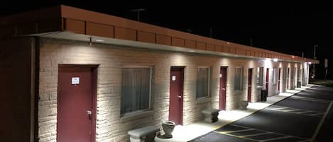 Front of property – evening/night