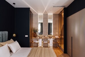 3 sovrum, värdeförvaringsskåp på rummet och strykjärn/strykbräda